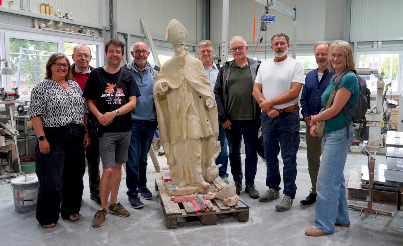 Zu Besuch bei Bischof Ludger in der Werkstatt, Foto Birgit Heilkenbrinker